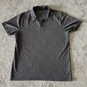 Nike golf‎ polo shirt mens large gray activewear casual preppy short sleeve
